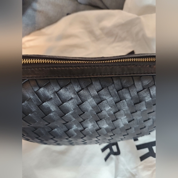 Walter Baker Blake Woven Geuine Leather Shoulder Bag Nwt - Picture 4 of 9